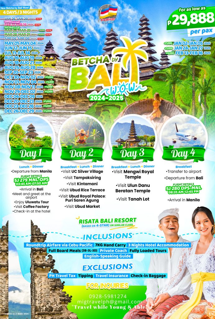 Bali Indonesia 2024